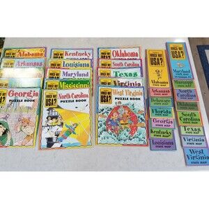 Highlights Which way USA puzzle books new unused